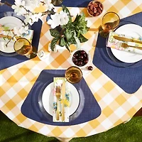 Design Imports Nautical Blue Solid  Table 6-pc. Placemat