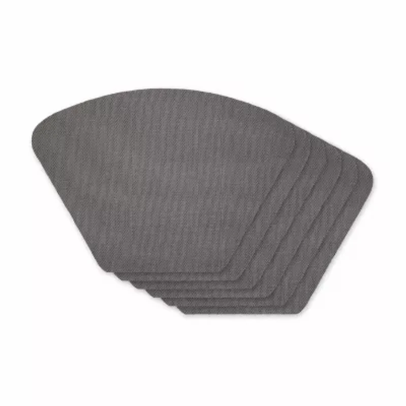 Design Imports Gray Solid  Table 6-pc. Placemat