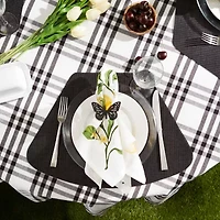 Design Imports Black Solid  Table 6-pc. Placemat