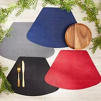 Design Imports Black Solid  Table 6-pc. Placemat