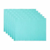 Design Imports Aqua Ribbed 6-pc. Placemat