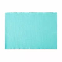 Design Imports Aqua Ribbed 6-pc. Placemat