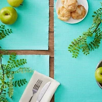 Design Imports Aqua Ribbed 6-pc. Placemat