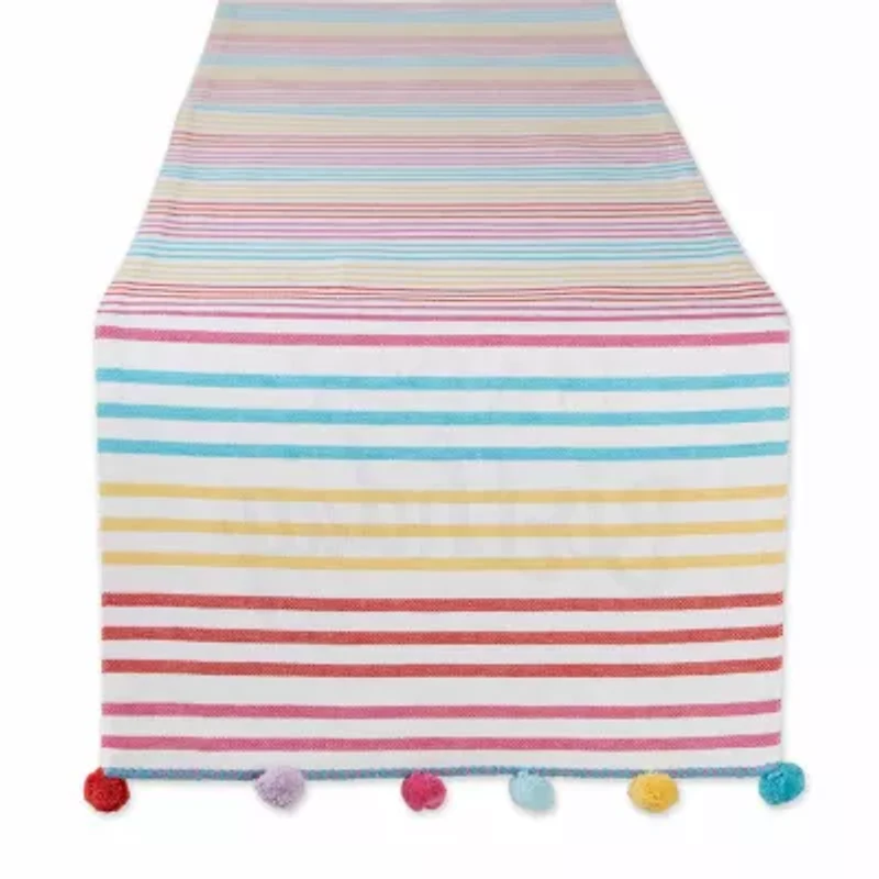 Design Imports Happy Birthday Embellished Table Runner