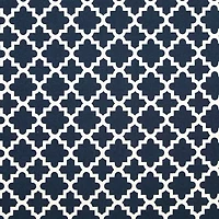 Design Imports Nautical Blue Lattice Table Runner