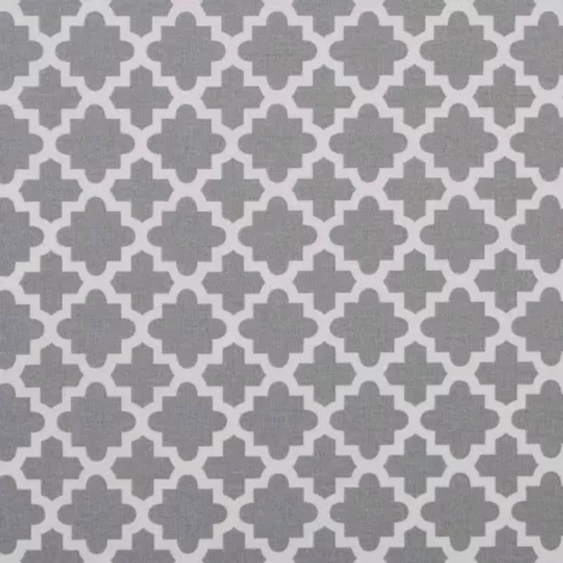 Design Imports Gray Lattice Table Runner