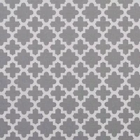 Design Imports Gray Lattice Table Runner