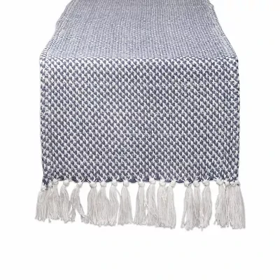 Design Imports French Blue Woven Table Runner