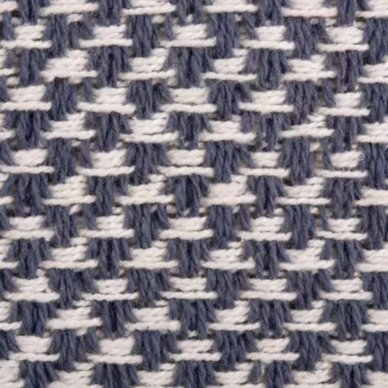 Design Imports French Blue Woven Table Runner