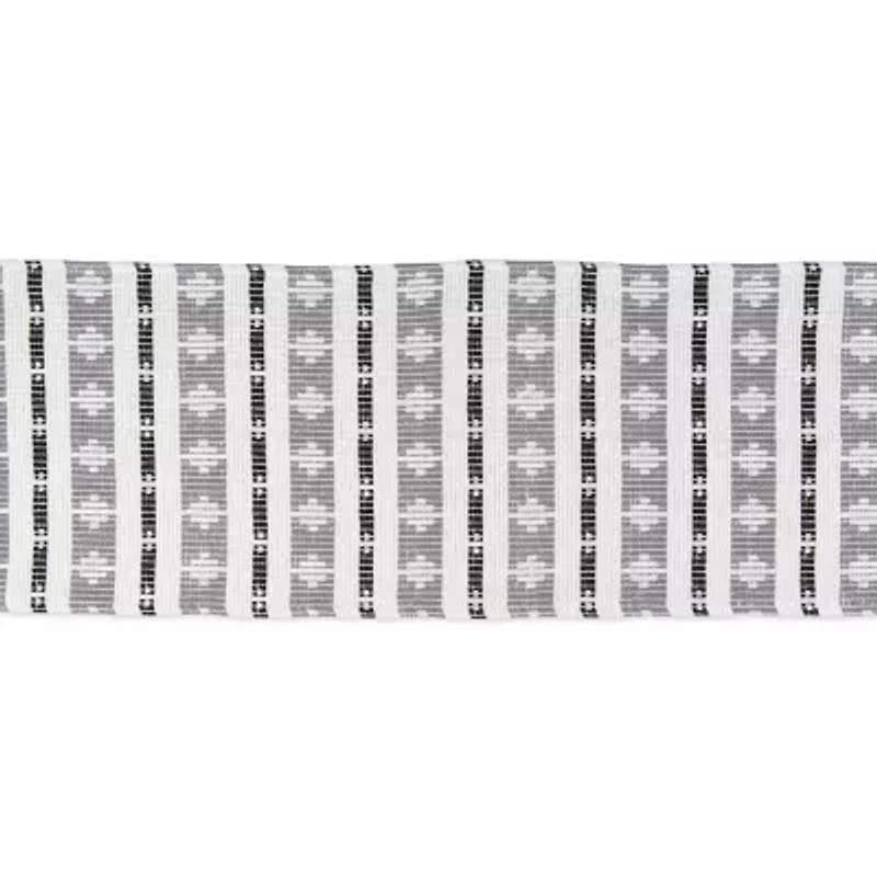 Design Imports Black/Gray Colby Southwest Table Runner