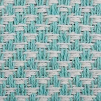 Design Imports Aqua Woven Table Runner