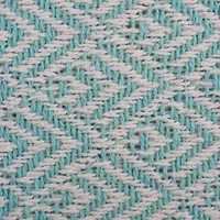 Design Imports Aqua Diamond Table Runner