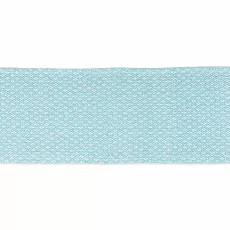 Design Imports Aqua Mini Diamond Table Runner