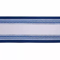 Design Imports Porto Stripe Print Table Runner