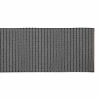 Design Imports Black Farmhouse Gingham Table Runner