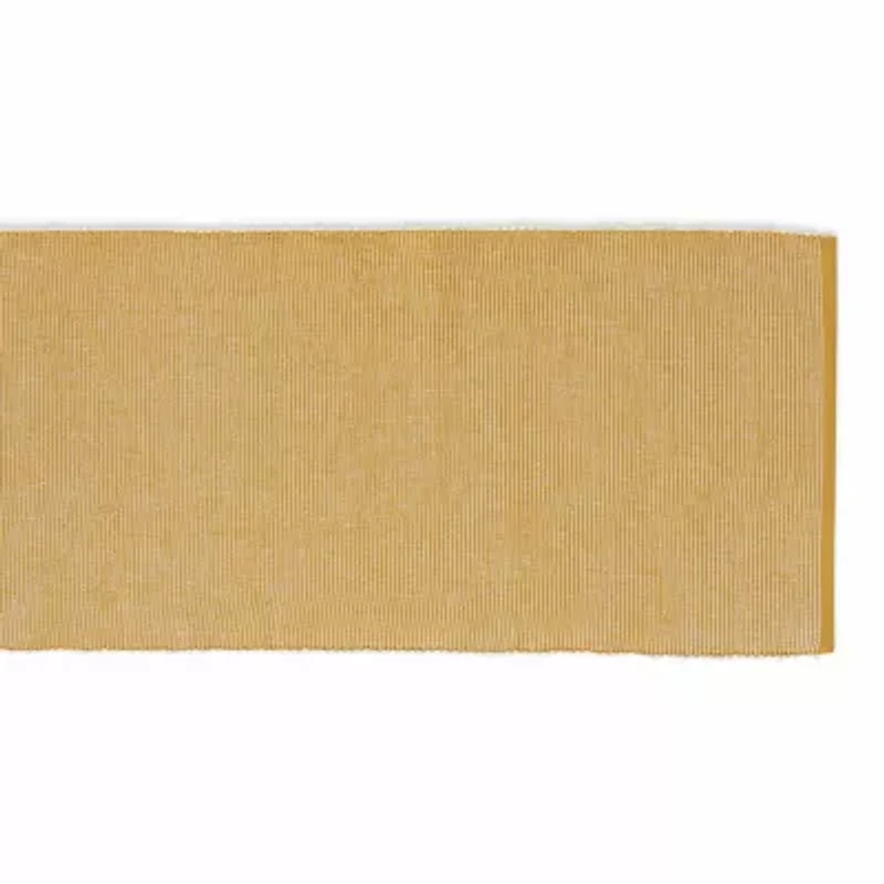 Design Imports Honey Gold/White 2-Tone Ribbed Table Runner