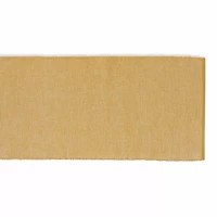 Design Imports Honey Gold/White 2-Tone Ribbed Table Runner