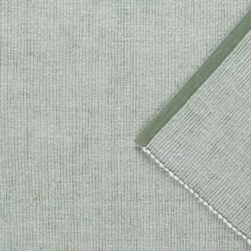 Design Imports Artichoke Eco-Friendly Chambray Fine Ribbed Table Runner