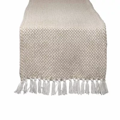 Design Imports Stone Woven Table Runner