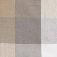 Design Imports Stone Tri Color Check Table Runner