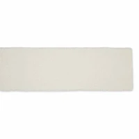 Design Imports Cream Sugar Basket Fringe Table Runner