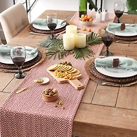 Design Imports Barn Red Chevron Table Runner