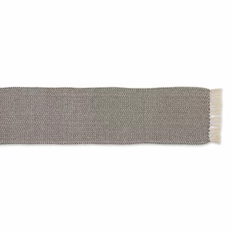 Design Imports Black Chevron Table Runner