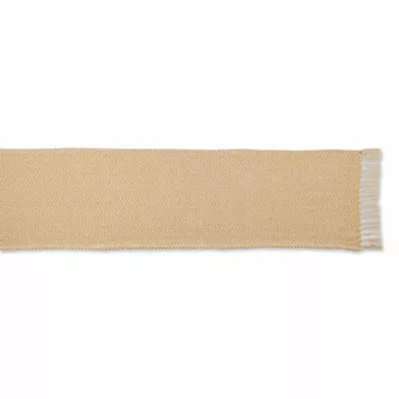 Design Imports Honey Gold Chevron Table Runner