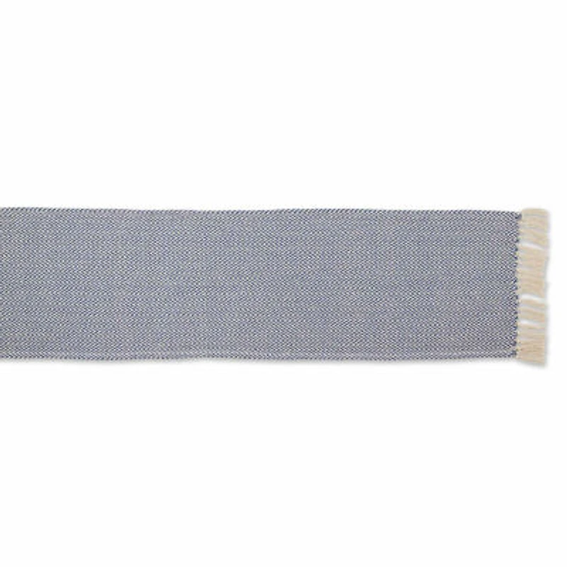 Design Imports Nautical Blue Chevron Table Runner