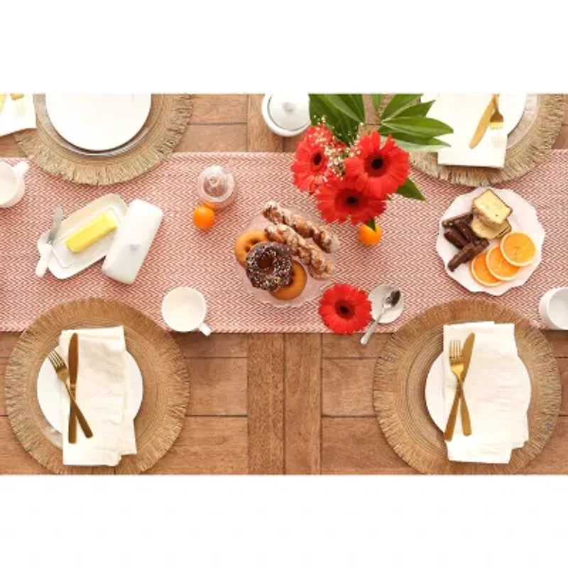 Design Imports Spice Chevron Table Runner