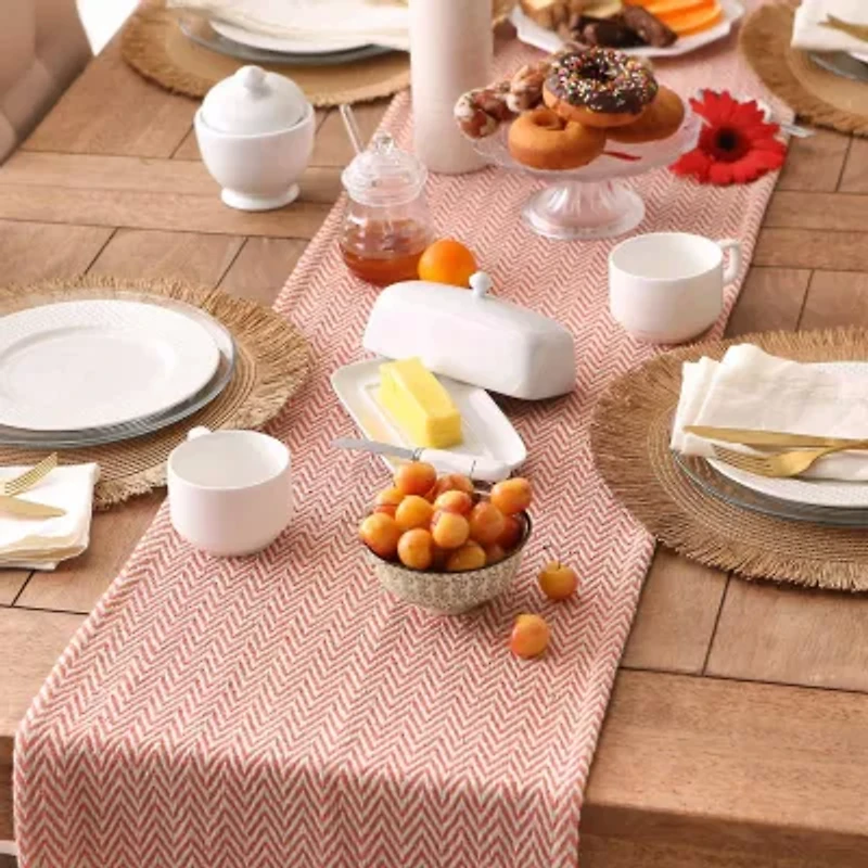 Design Imports Spice Chevron Table Runner