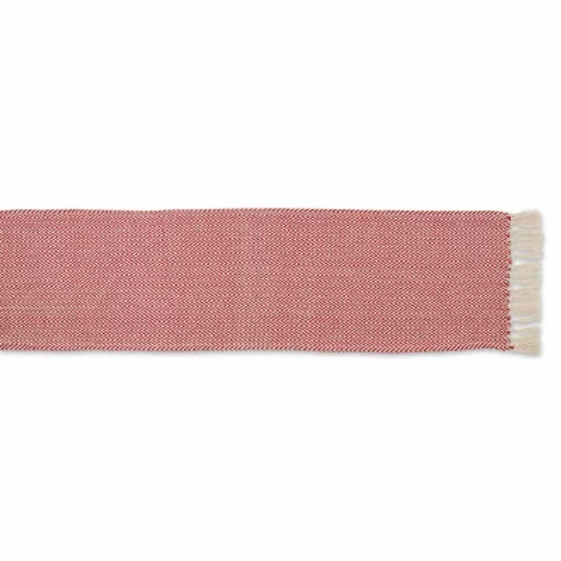 Design Imports Tango Red Chevron Table Runner