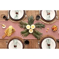 Design Imports Tango Red Chevron Table Runner