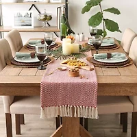 Design Imports Tango Red Chevron Table Runner
