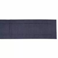 Design Imports Stonewash Blue Pvc Doubleframe Table Runner
