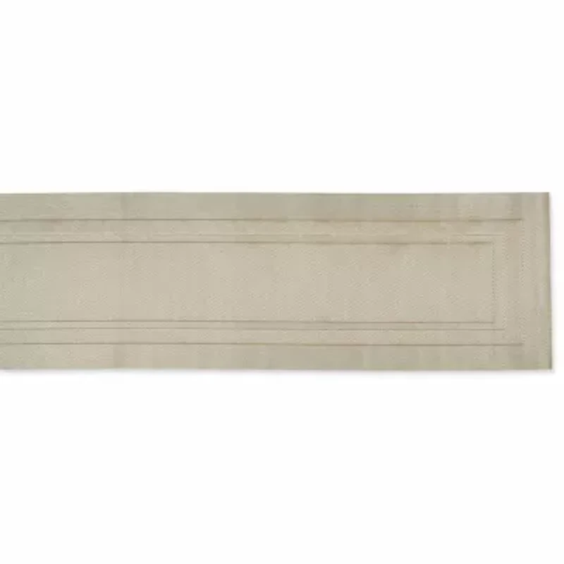 Design Imports Champagne Pvc Doubleframe Table Runner