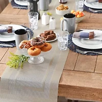 Design Imports Champagne Pvc Doubleframe Table Runner