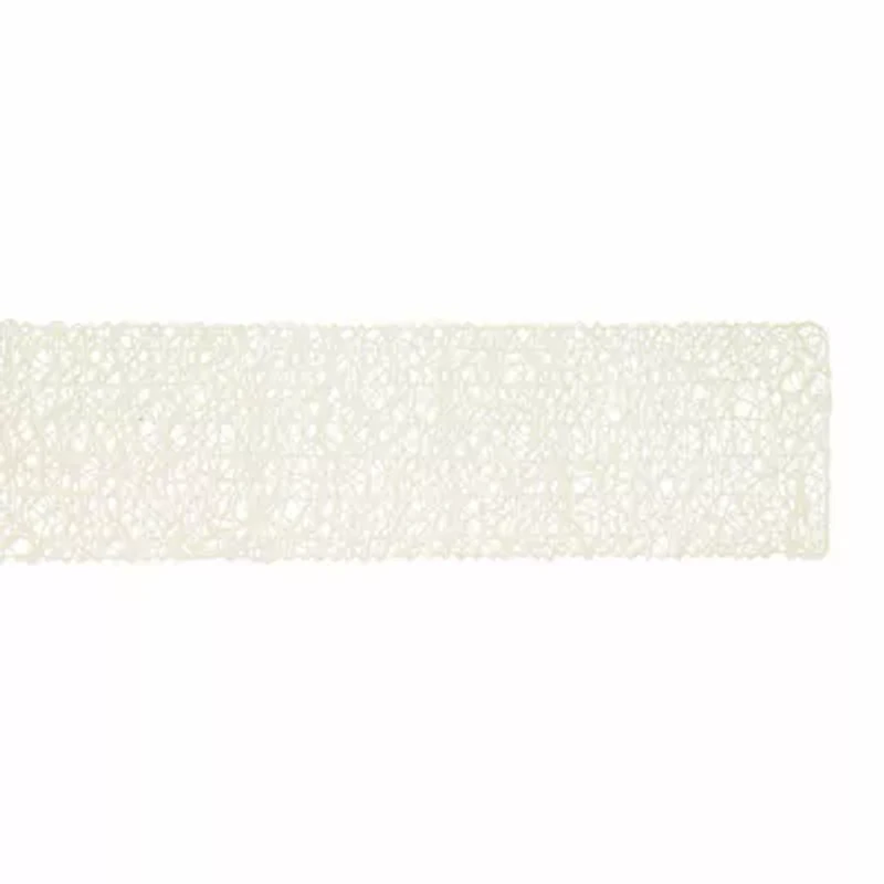 Design Imports Off-White Woven Paper Table Runner