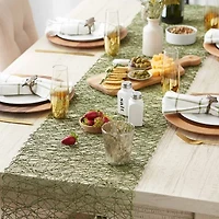 Design Imports Artichoke Woven Paper Table Runner