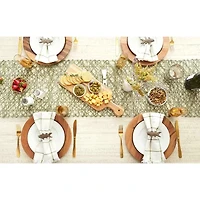 Design Imports Artichoke Woven Paper Table Runner