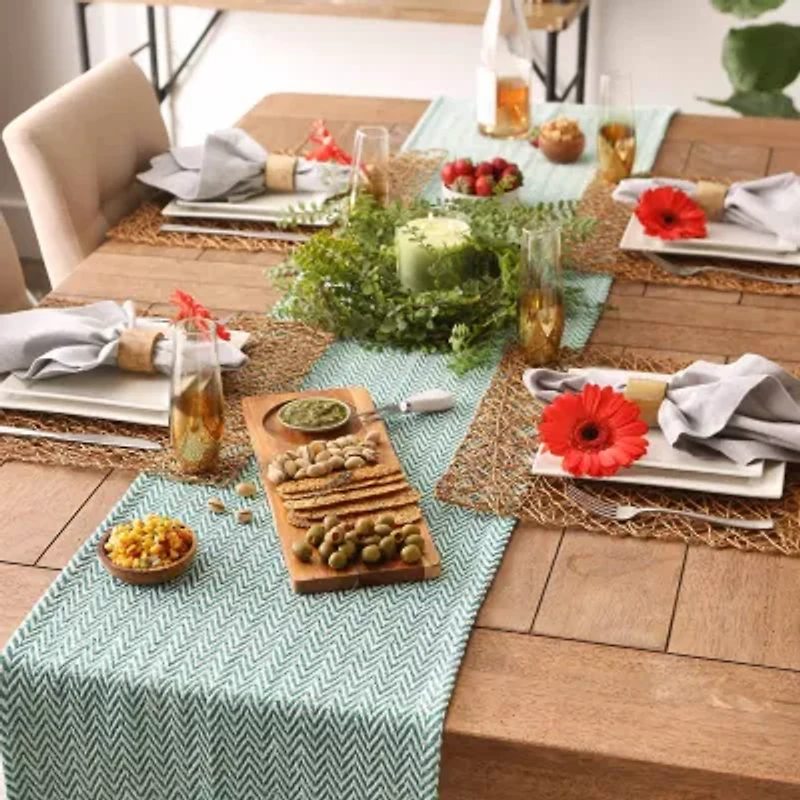 Design Imports Handloom Chevron Table Runners