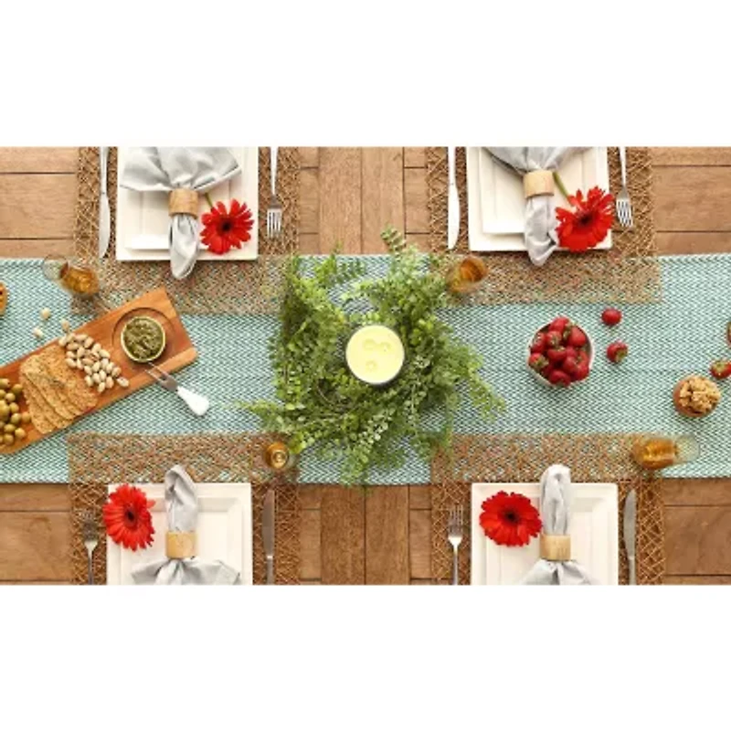 Design Imports Handloom Chevron Table Runners