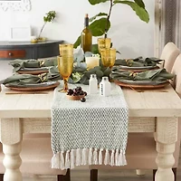 Design Imports Artichoke Woven Table Runner