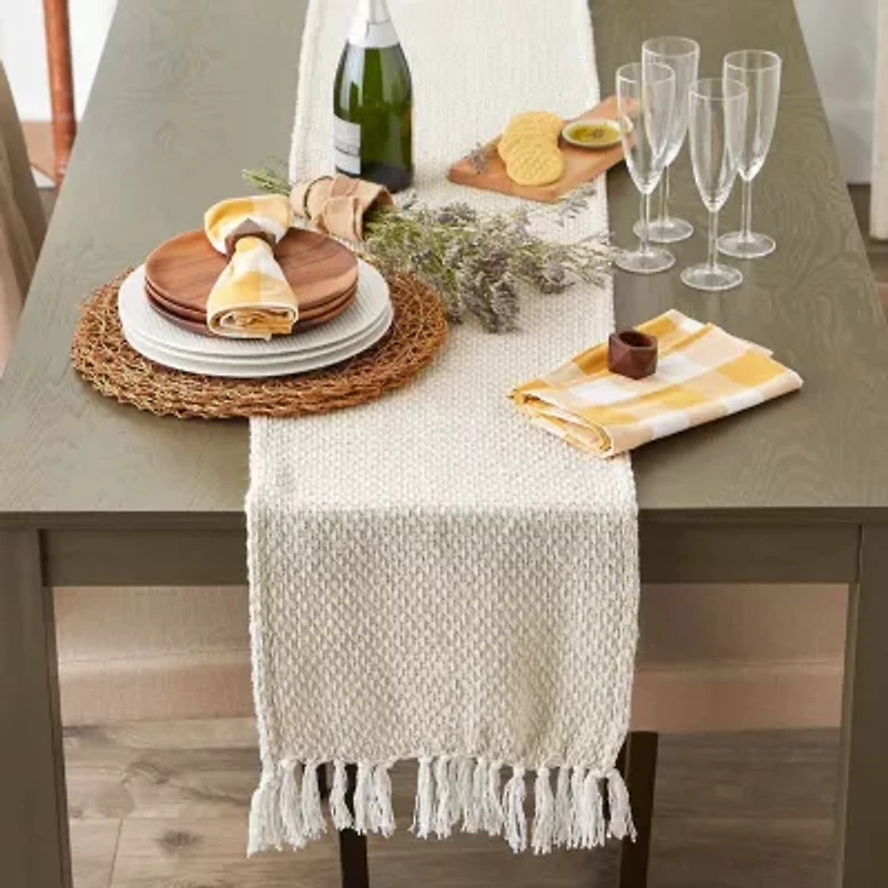 Design Imports Natural Woven Table Runner