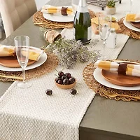 Design Imports Natural Woven Table Runner