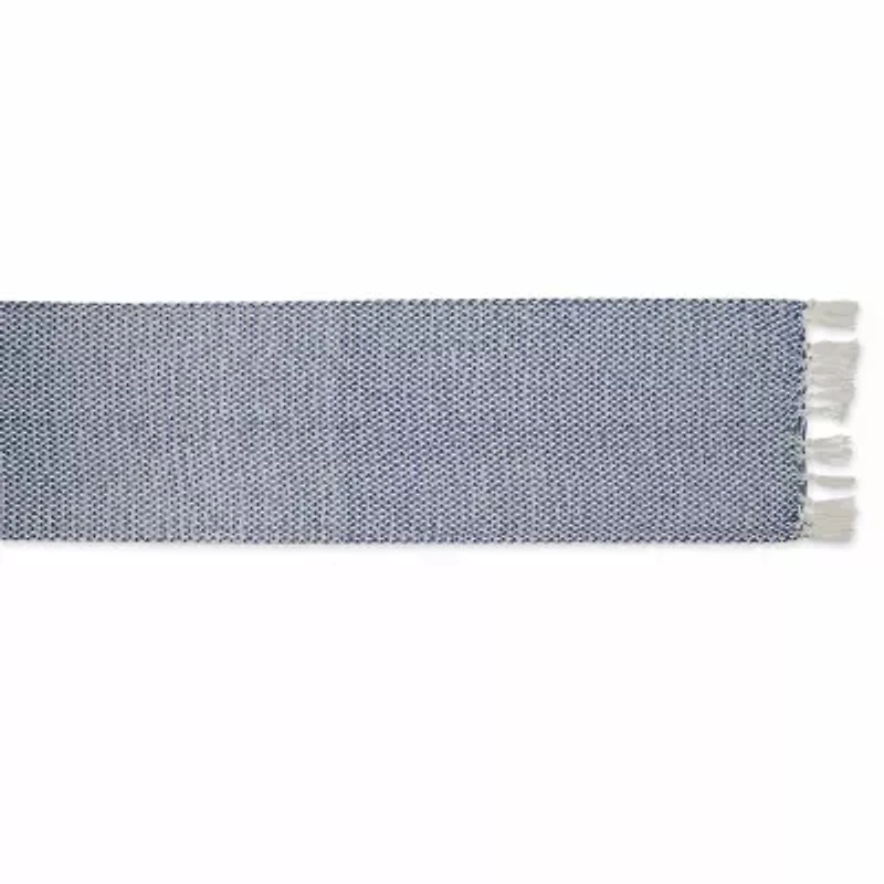 Design Imports Nautical Blue Woven Table Runner