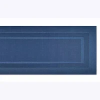 Design Imports Nautical Blue Pvc Doubleframe Table Runner
