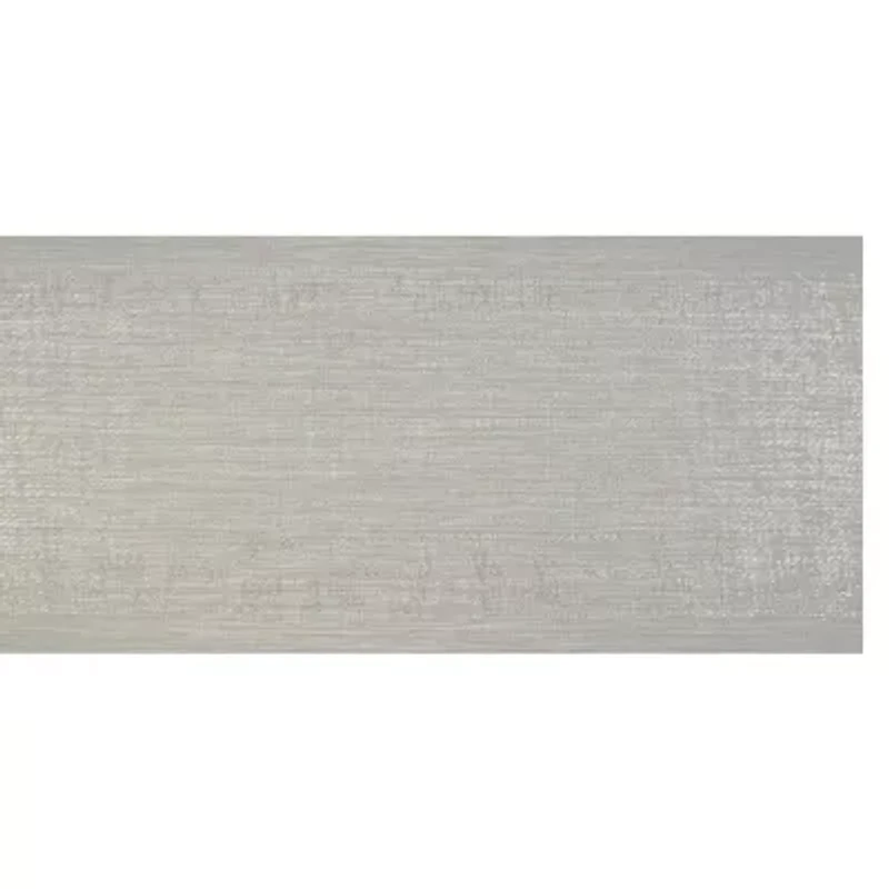 Design Imports Space-Dyed Gray Pvc Table Runner