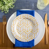 Design Imports Space-Dyed Gray Pvc Table Runner