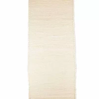 Design Imports Natural Solid Chindi Table Runner